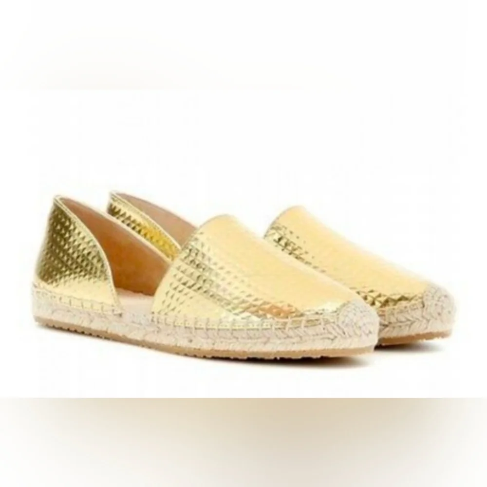 Jimmy Choo Dreya D'Orsay Espadrille Flats - Size 7.5 - Picture 2 of 8